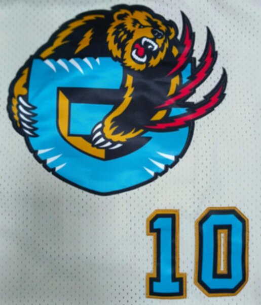 майка баскетбольная Vancouver Grizzlies №10 BIBBY Mitchell & Ness полиэстер 100%