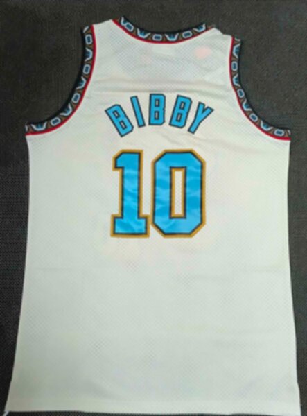 майка баскетбольная Vancouver Grizzlies №10 BIBBY Mitchell & Ness полиэстер 100%