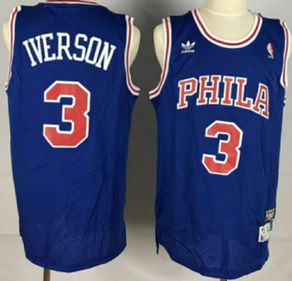 майка баскетбольная  Philadelphia 76ers №3 IVERSON adidas