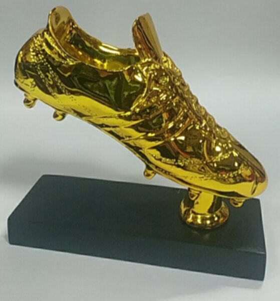 футбольная награда "Золотая бутса" 18 х 18 х 7см