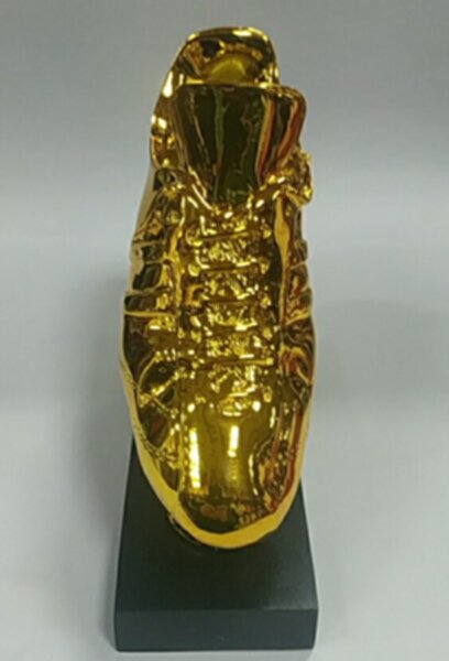 футбольная награда "Золотая бутса" 18 х 18 х 7см