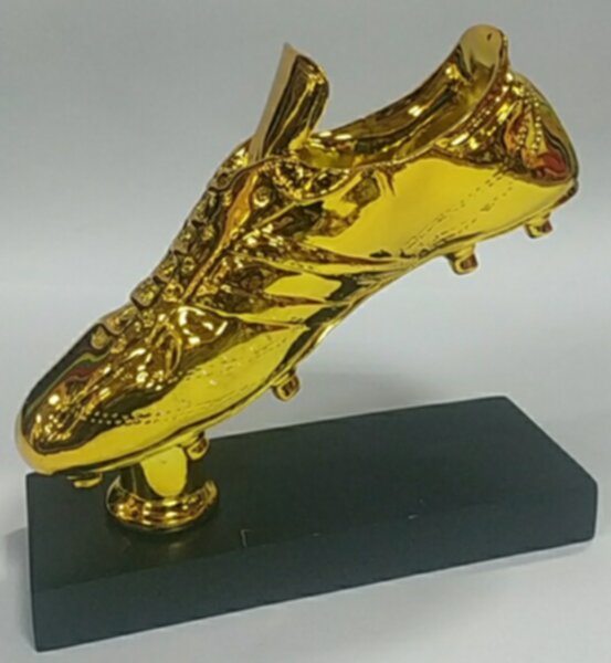 футбольная награда "Золотая бутса" 18 х 18 х 7см