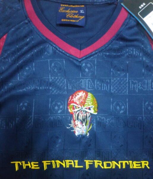 майка West Ham United Iron Maiden 2016  ретро полиэстер 100%