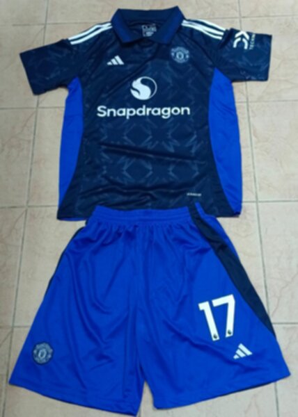 форма Manchester United №17 GARNACHO 2024-2025 adidas,гостевая,полиэстер 100%