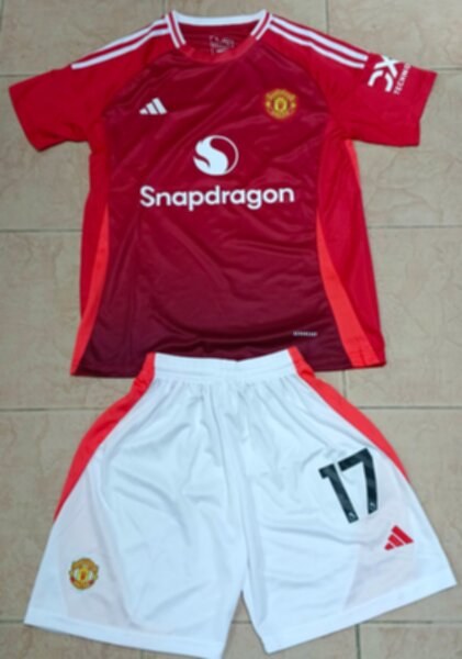 форма Manchester United №17 GARNACHO 2024-2025 adidas,домашняя,полиэстер 100%