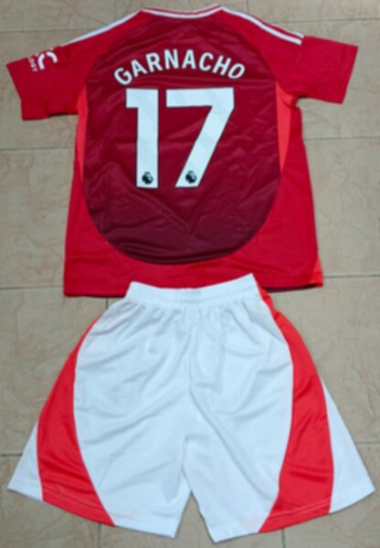 форма Manchester United №17 GARNACHO 2024-2025 adidas,домашняя,полиэстер 100%