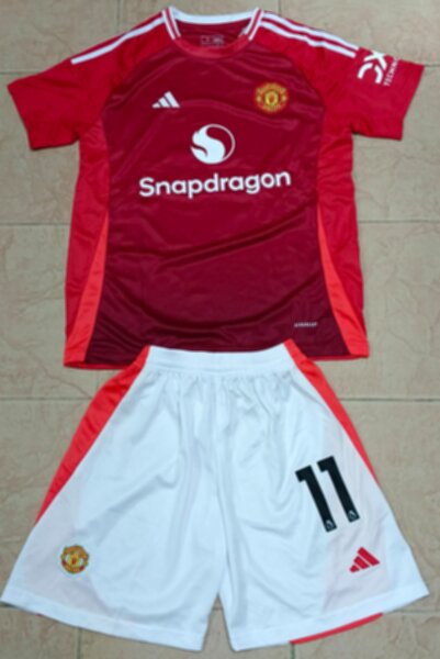 форма Manchester United №11 ZIRKZEE 2024-2025 adidas,домашняя,полиэстер 100%