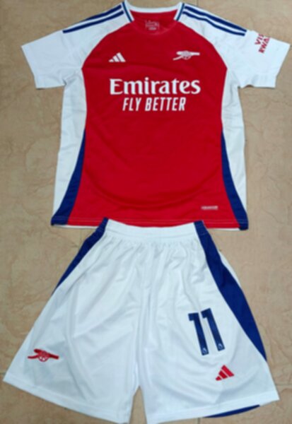 форма Arsenal №11 MARTINELLI 2024-2025 adidas,домашняя,полиэстер 100%