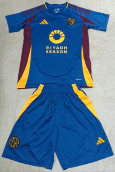 форма AS Roma 2024-2025 adidas,резервная,полиэстер 100%