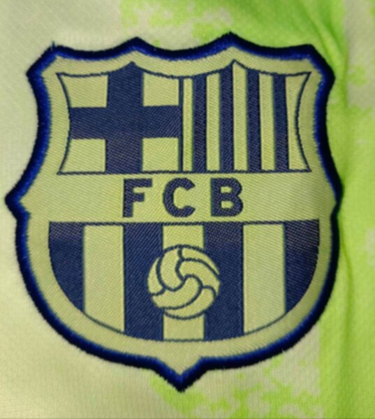 форма детская Barcelona №9 LEWANDOVSKI 2024-2025 Nike,резервная,полиэстер 100%