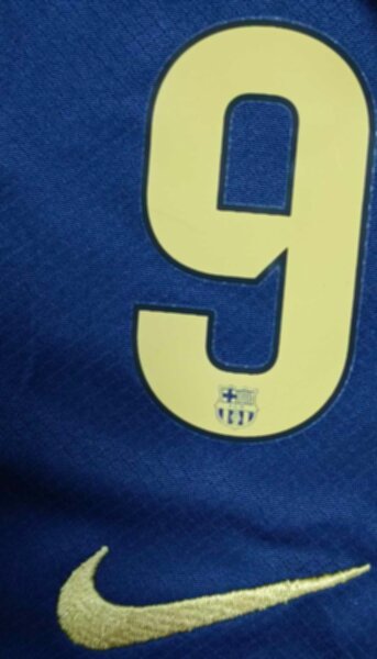 форма Barcelona №9 LEWANDOWSKI  2024-2025 Nike,домашняя,полиэстер 100%