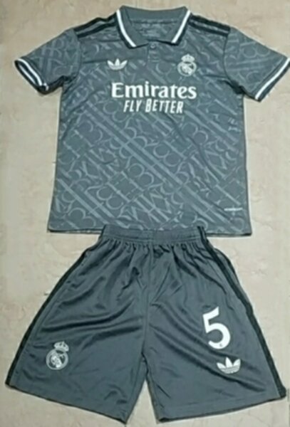 форма детская Real Madrid №5 BELLINGHAM  2024-2025 adidas,резервная,полиэстер 100%