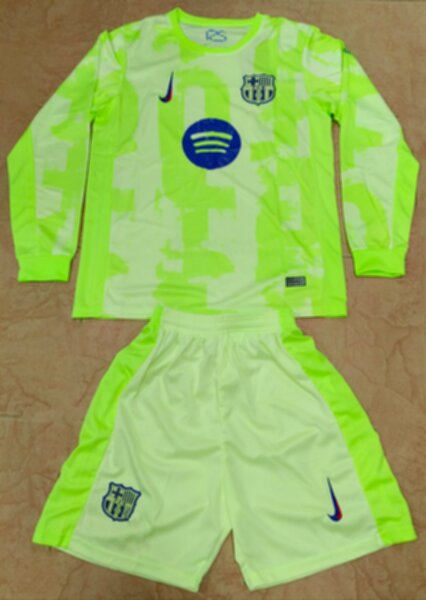 форма Barcelona длинный рукав  2024-2025  резервная полиэстер 100%