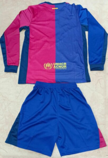 форма Barcelona длинный рукав  2024-2025  домашняя полиэстер 100%