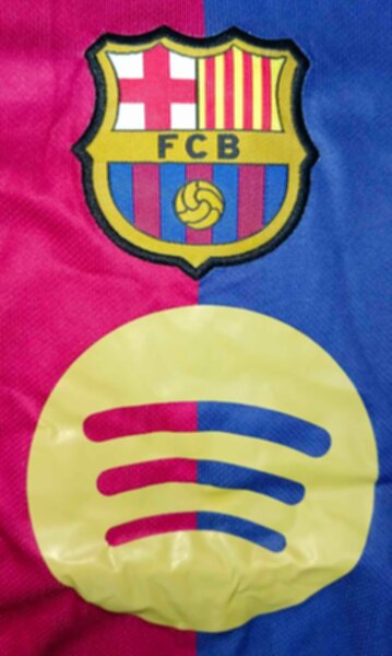 форма Barcelona длинный рукав  2024-2025  домашняя полиэстер 100%