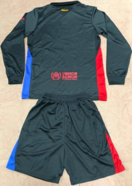 форма Barcelona длинный рукав  2024-2025  гостевая полиэстер 100%