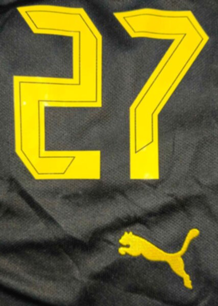 форма Borussia Dortmund  №27 ADEYEMI  2024-2025 puma,домашняя,полиэстер 100%