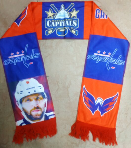 шарф Вашингтон Кэпиталз Александр Овечкин,флис,133*17см