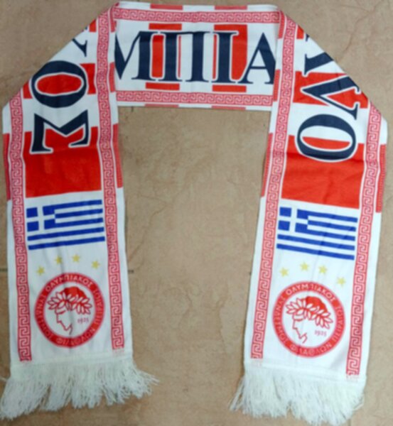 шарф Олимпиакос,флис,133*17см