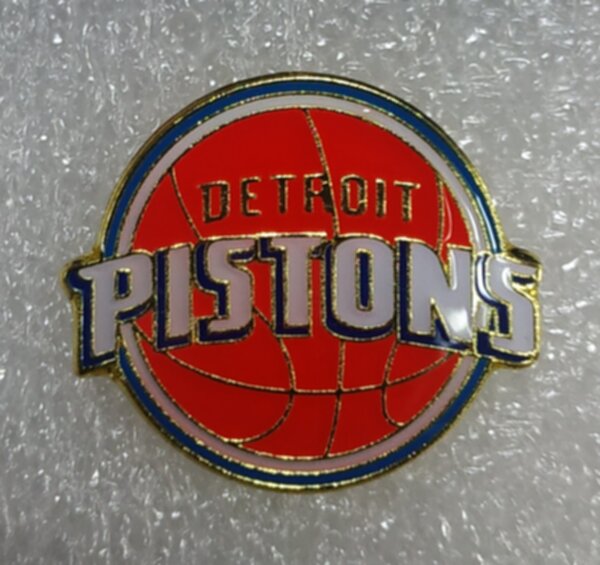 значок Detroit Pistons, 2,5см. №0182, металл