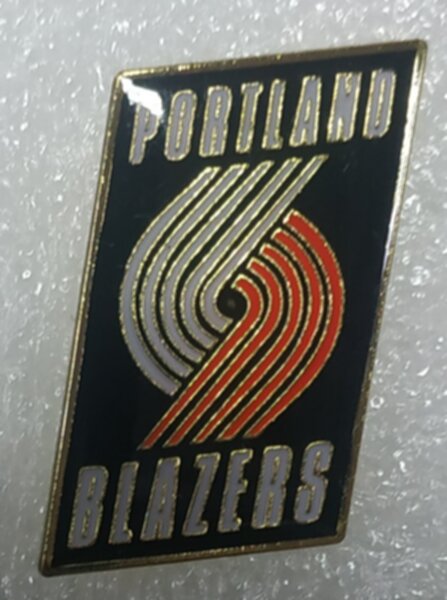значок Portland Trail Blazers 3,5*2см.,  №0326 металл.