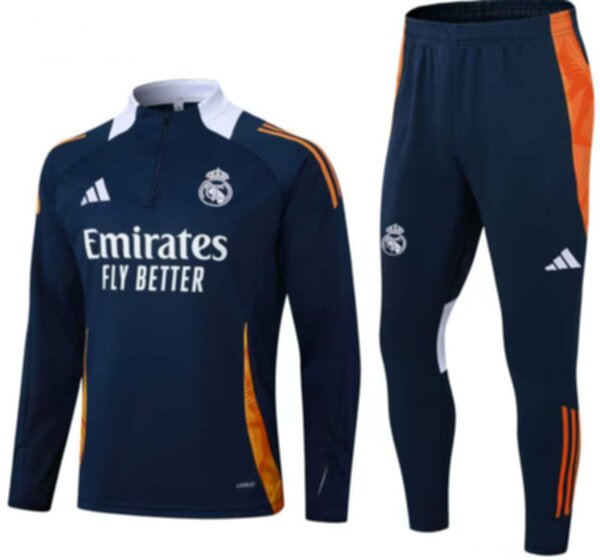 тренировочный костюм  детский Реал Мадрид 2024-2025  Adidas,полиэстер 100%