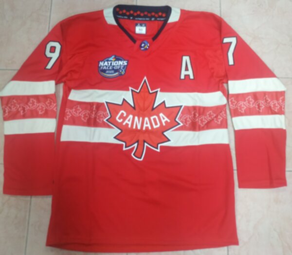 свитер хоккейный сборной Канады World Cup 2025 #97 McDavid