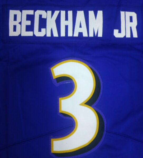 майка для американского футбола Baltimore Ravens №3 BECKHAM JR.