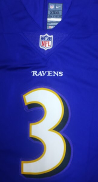 майка для американского футбола Baltimore Ravens №3 BECKHAM JR.