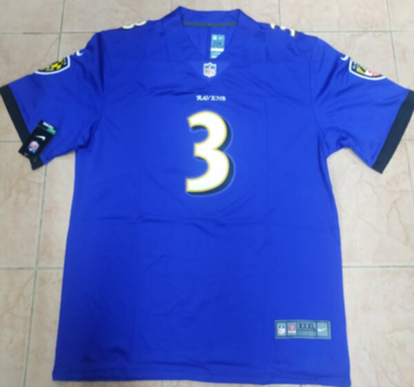 майка для американского футбола Baltimore Ravens №3 BECKHAM JR.