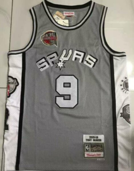 майка баскетбольная  San Antonio Spurs №9 PARKER  Mitchell & Ness