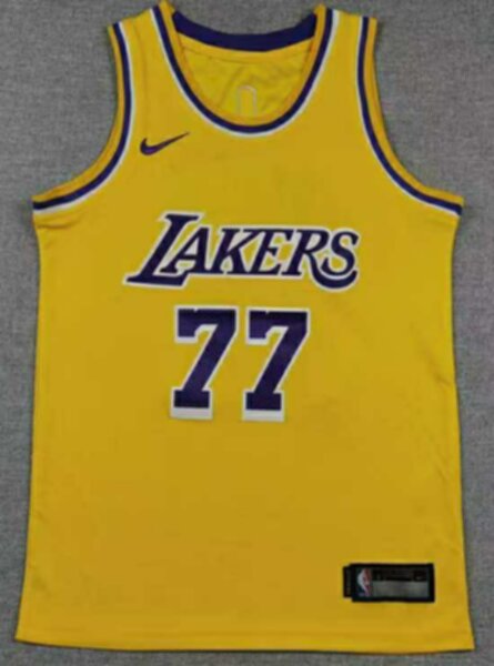 майка баскетбольная Los Angeles Lakers №77 DONCIC