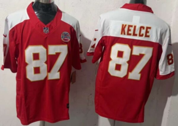 майка для американского футбола Kansas City Chiefs №87 KELCE