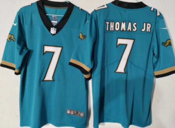 майка для американского футбола Jacksonville Jaguars №7 THOMAS JR.