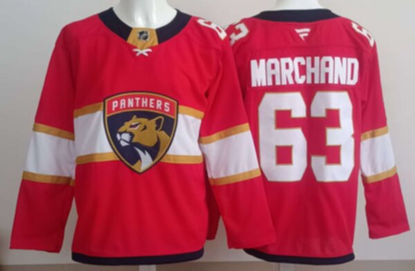 свитер хоккейный Florida Panthers №63 MARSHAND