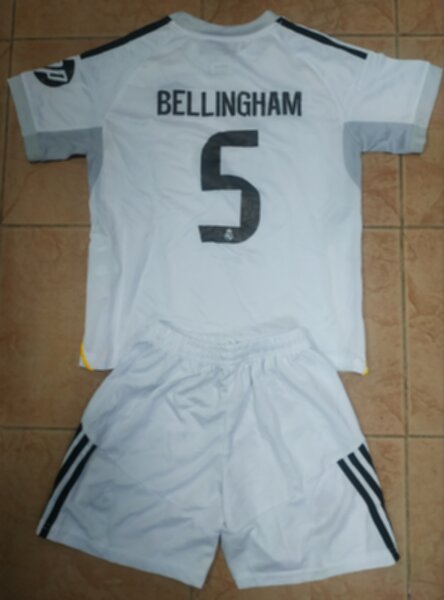 форма детская Real Madrid №5 BELLINGHAM  2025-2026 adidas,домашняя,полиэстер 100%