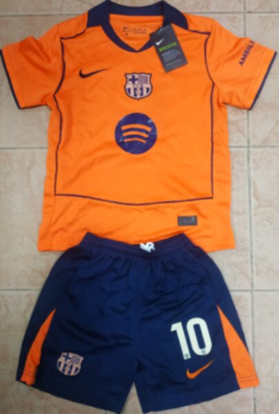 форма  Barcelona №10 LAMINE YAMAL 2025-2026 Nike,резервная,полиэстер 100%