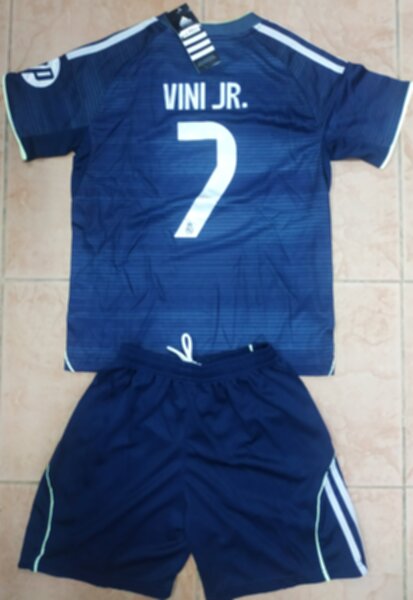 форма детская Real Madrid №7 VINI JR.  2025-2026 adidas,гостевая,полиэстер 100%