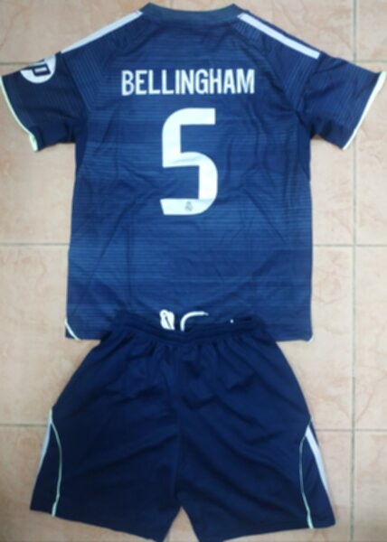 форма детская Real Madrid №5 BELLINGHAM  2025-2026 adidas,гостевая,полиэстер 100%