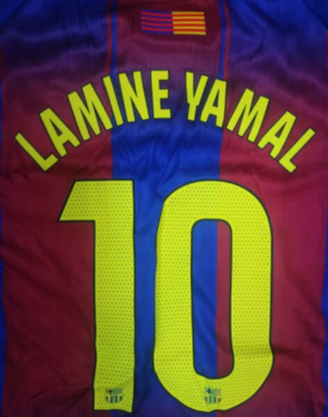 форма  Barcelona №10 LAMINE YAMAL 2025-2026 Nike,домашняя,полиэстер 100%