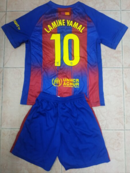 форма  Barcelona №10 LAMINE YAMAL 2025-2026 Nike,домашняя,полиэстер 100%