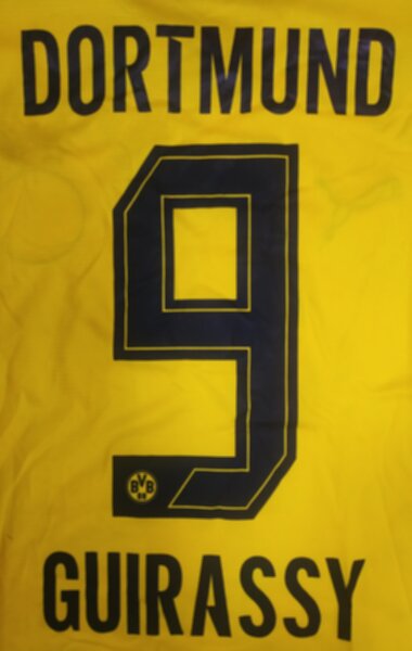 форма Borussia Dortmund  №9 GUIRASSY 2025-2026,домашняя,полиэстер 100%
