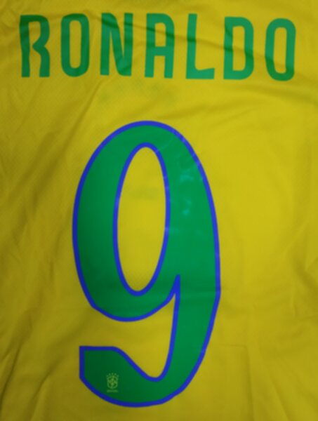 форма футбольная сборной Бразилии №9 RONALDO, полиэстер 100%