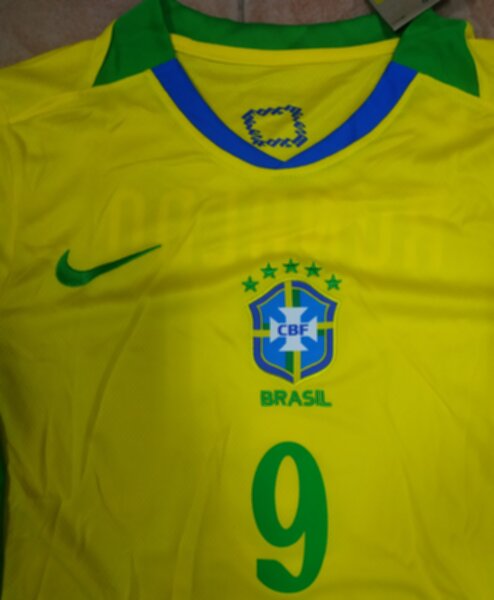 форма футбольная сборной Бразилии №9 RONALDO, полиэстер 100%