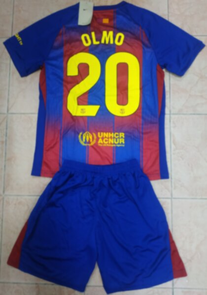 форма  Barcelona №20 OLMO 2025-2026 Nike,домашняя,полиэстер 100%