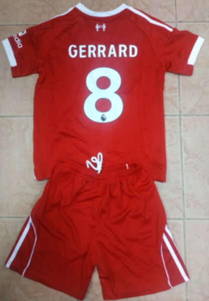 форма футбольная Ливерпуль,детская №8 GERRARD,2025-2026,домашняя,полиэстер 100%