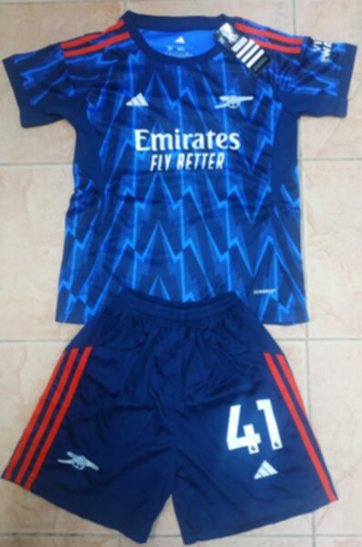 форма детская Arsenal №41 RICE 2025-2026, adidas,гостевая,полиэстер 100%