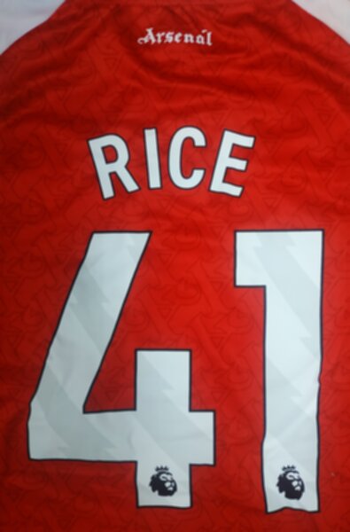 форма Arsenal №41 RICE 2025-2026, adidas,домашняя,полиэстер 100%