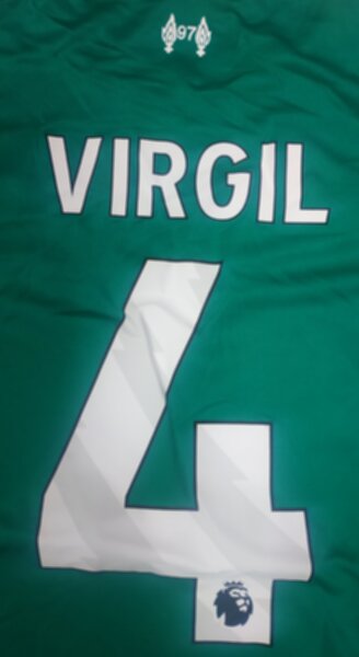 форма футбольная Ливерпуль №4 VIRGIL,2025-2026,резервная,полиэстер 100%