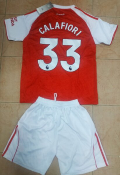 форма Arsenal №33 CALAFIORI, 2025-2026 adidas, домашняя, полиэстер 100%